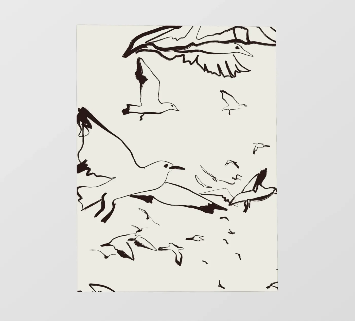Birds pellicola backlit da Urban Art Draw