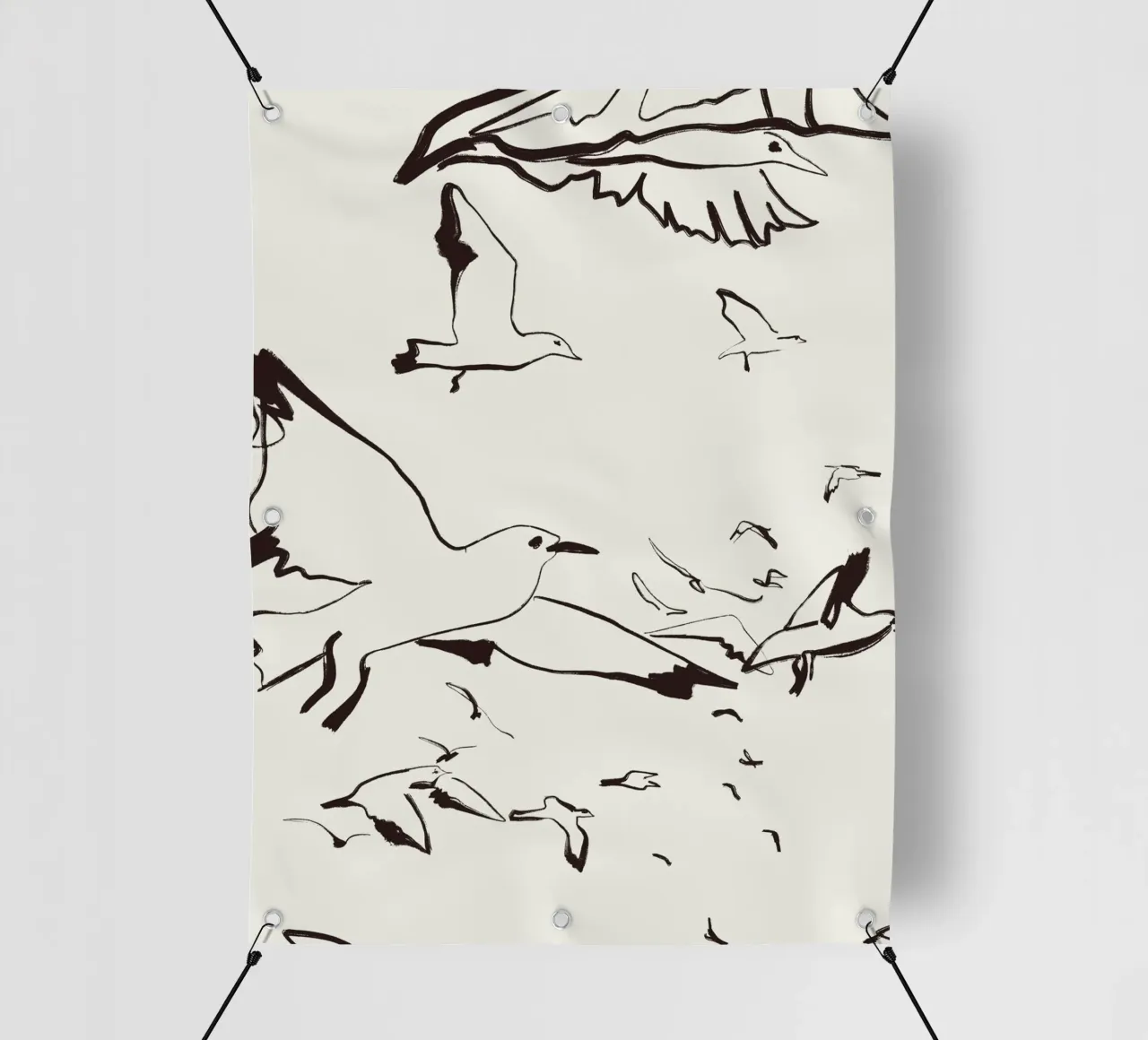 Oiseaux bâche pvc de Urban Art Draw