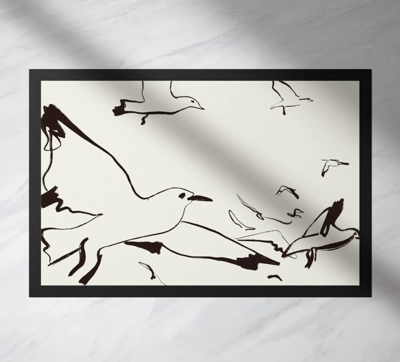 Vogels deurmat van Urban Art Draw