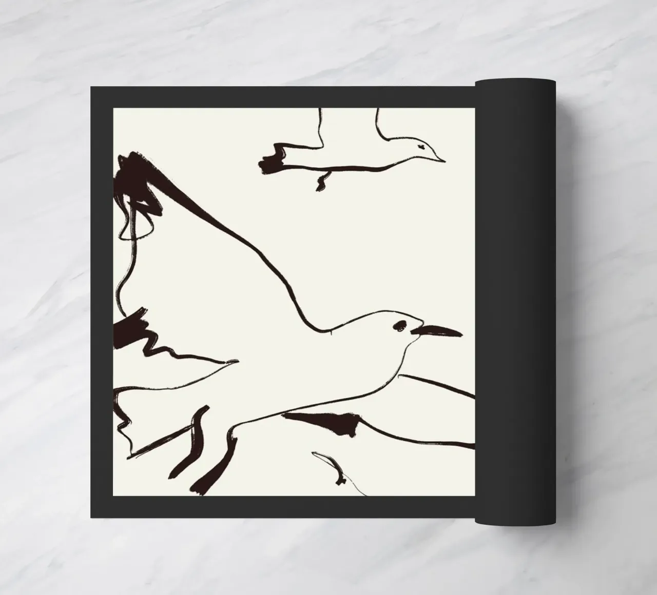 Birds doormat by Urban Art Draw