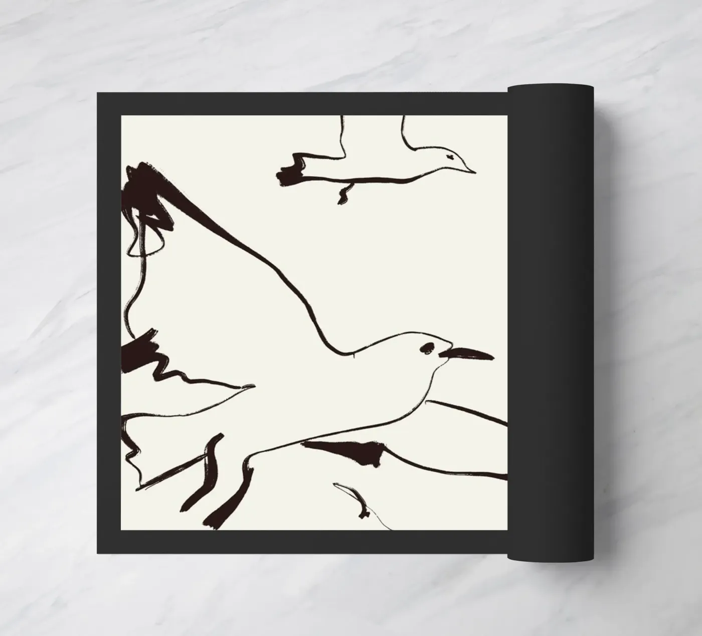 Vogels deurmat van Urban Art Draw