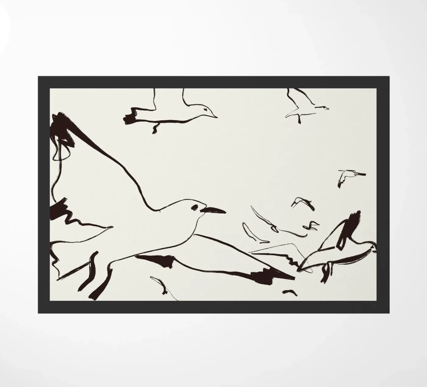 Vogels deurmat van Urban Art Draw