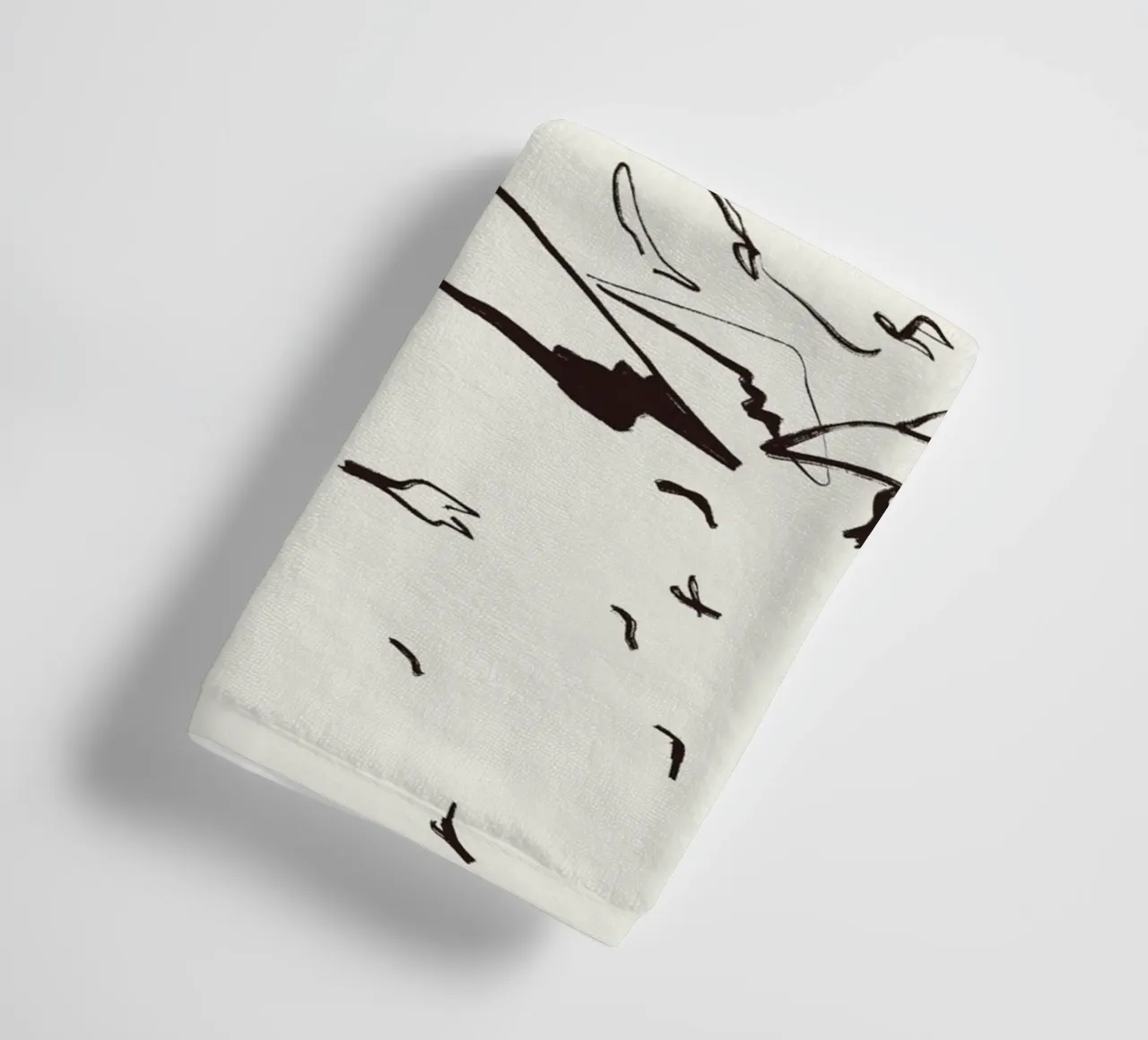 Birds towel by Urban Art Draw