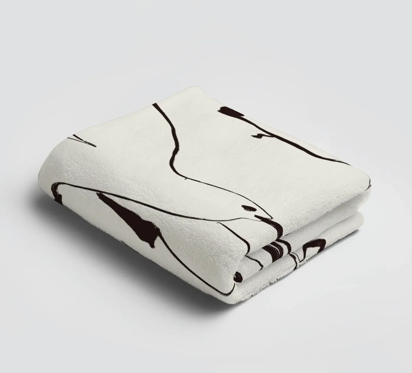 Birds towel by Urban Art Draw