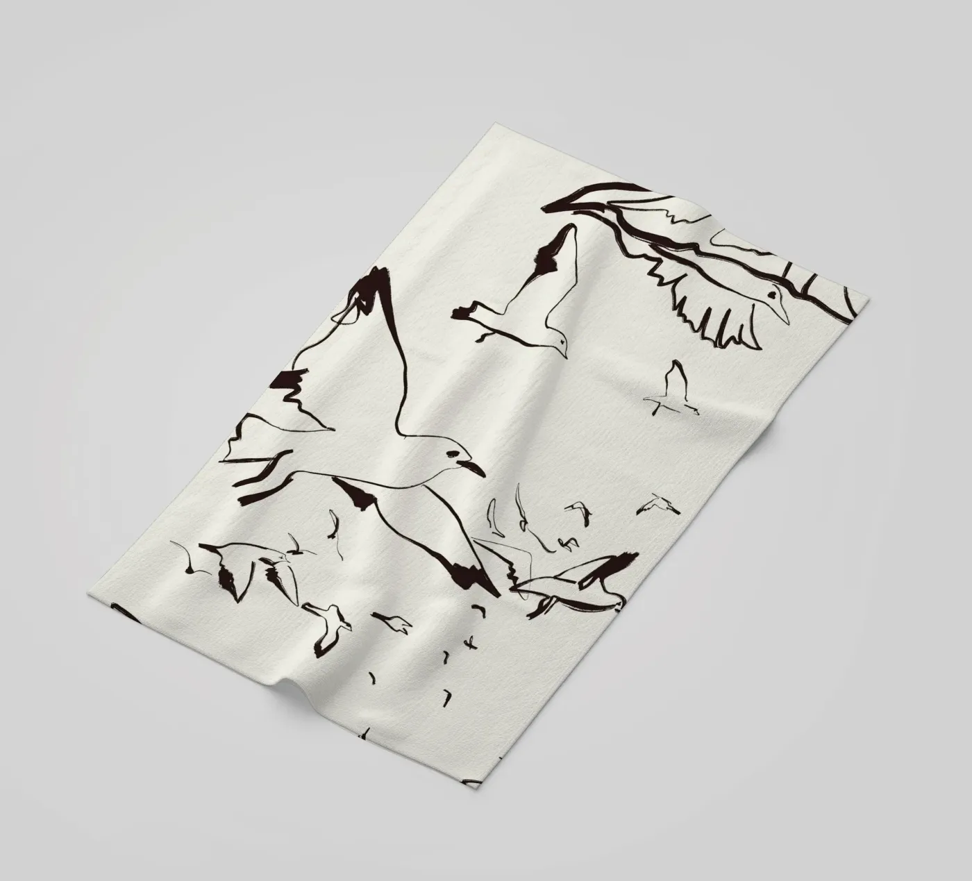 Uccelli telo mare da Urban Art Draw