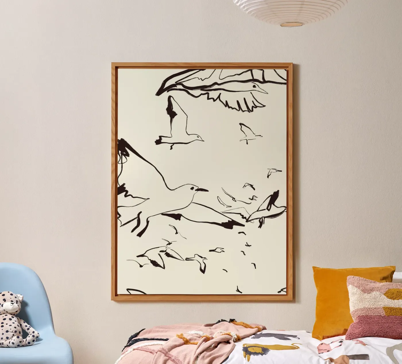 Uccelli alluminio dibond da Urban Art Draw