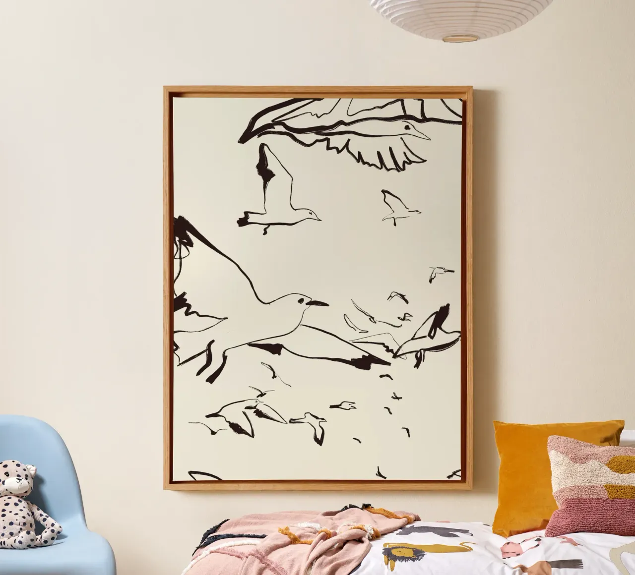 Uccelli tela da Urban Art Draw