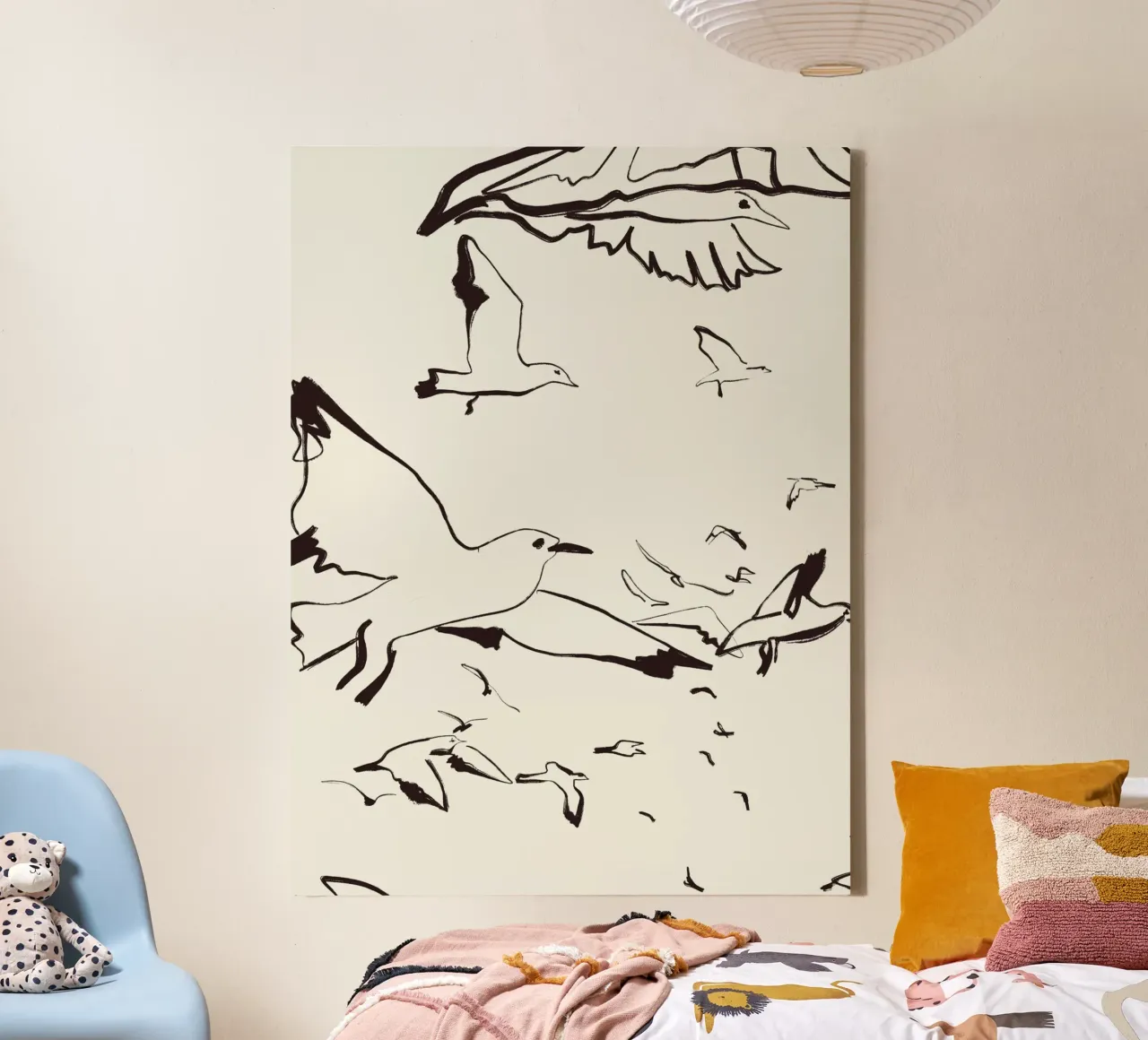 Uccelli tela da Urban Art Draw