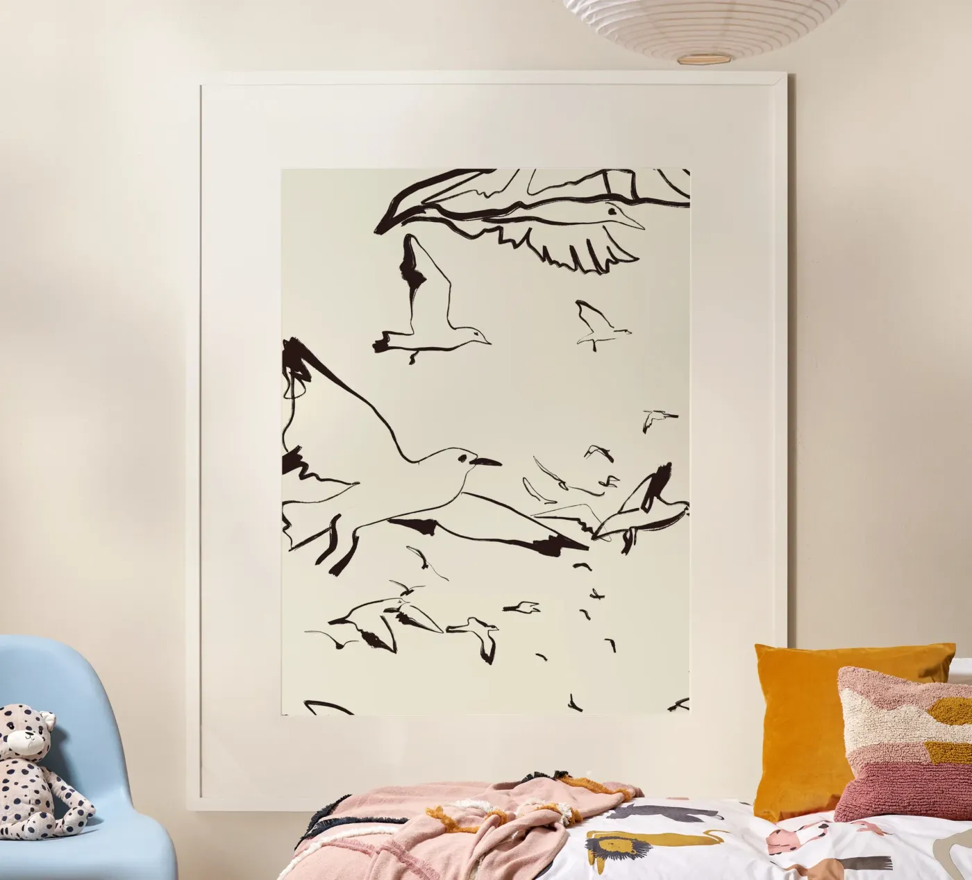 Oiseaux poster de Urban Art Draw