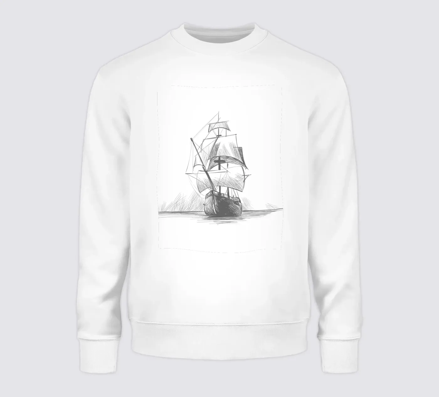 Nave a vela felpa da Urban Art Draw