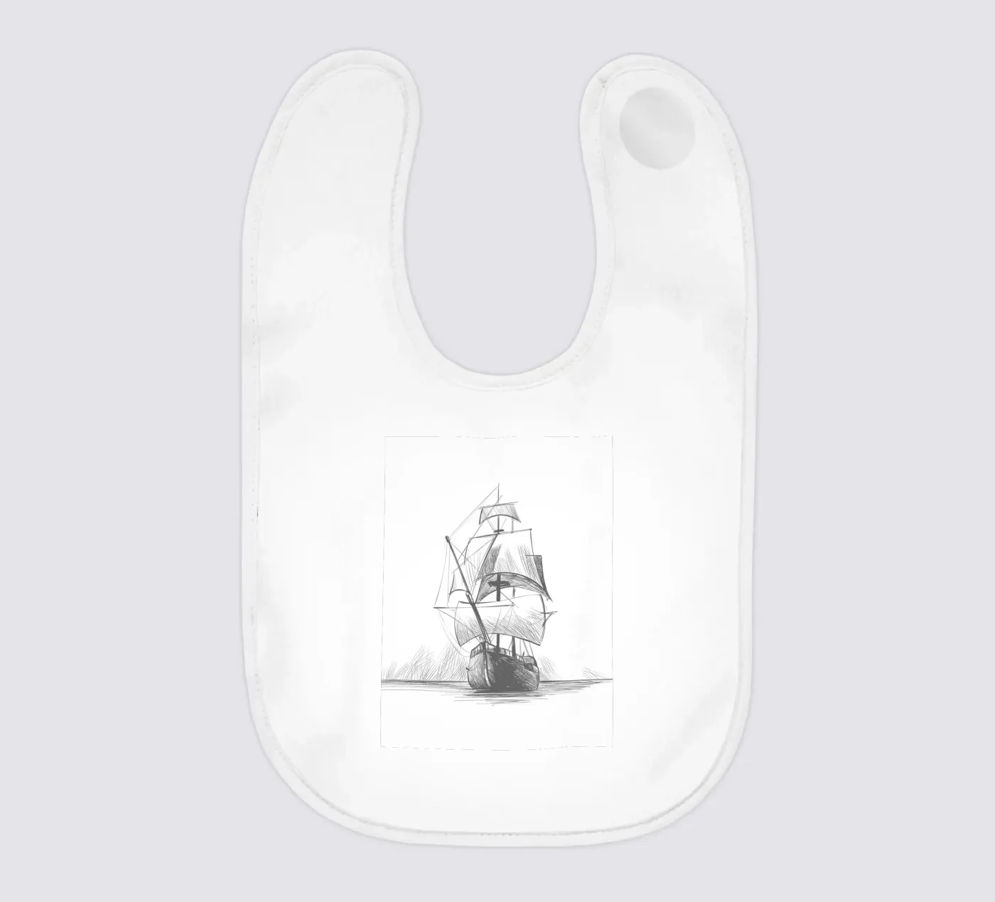 Navire à voile bavoir de Urban Art Draw