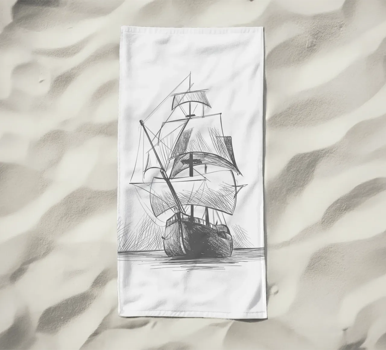 Nave a vela telo mare da Urban Art Draw