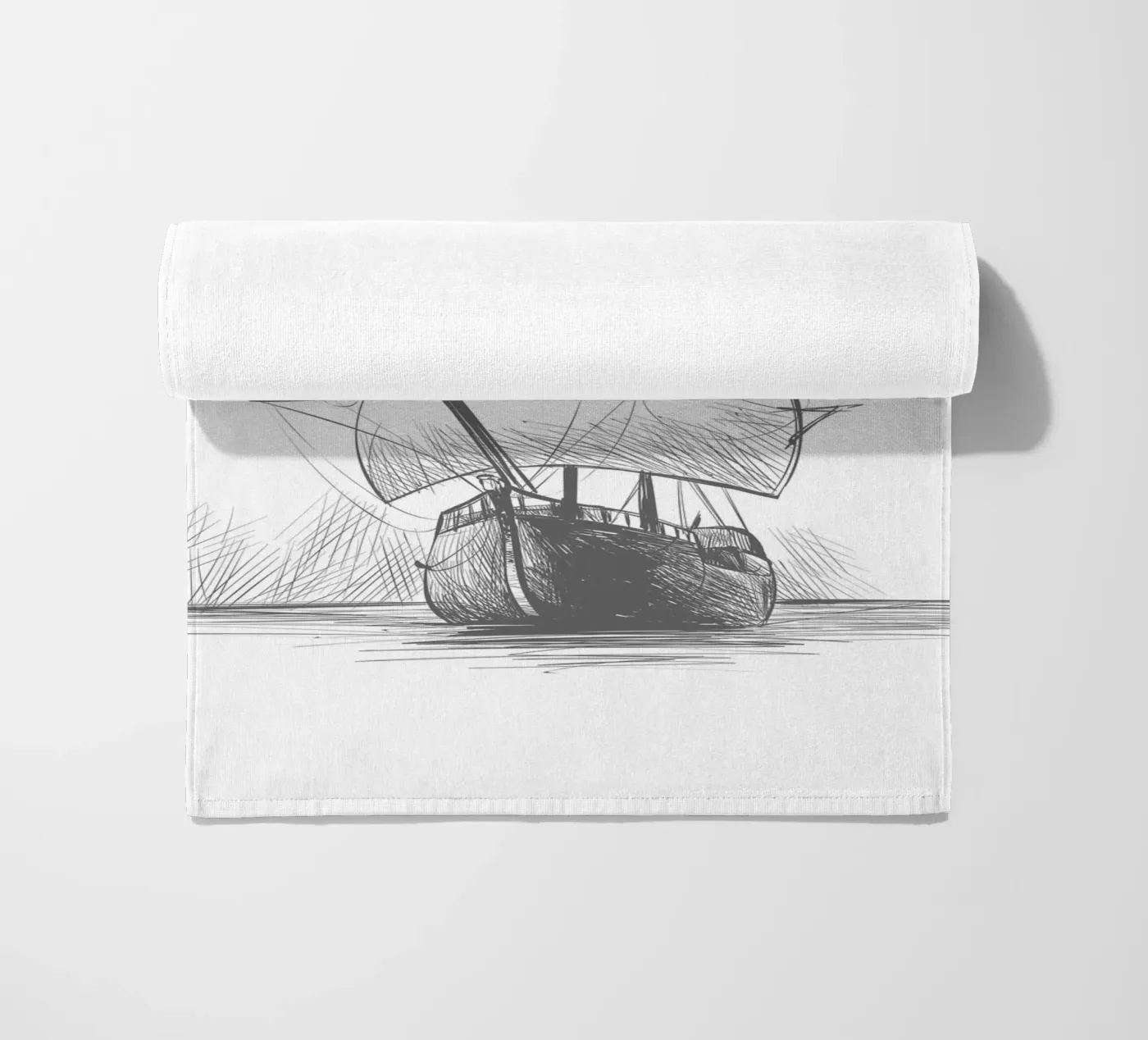 Nave a vela telo mare da Urban Art Draw
