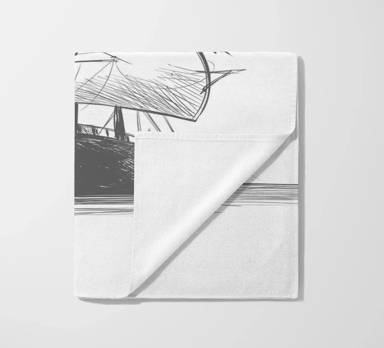 Nave a vela telo mare da Urban Art Draw