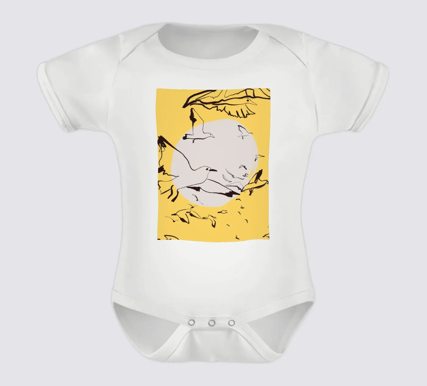 Oiseaux body bébé de Urban Art Draw