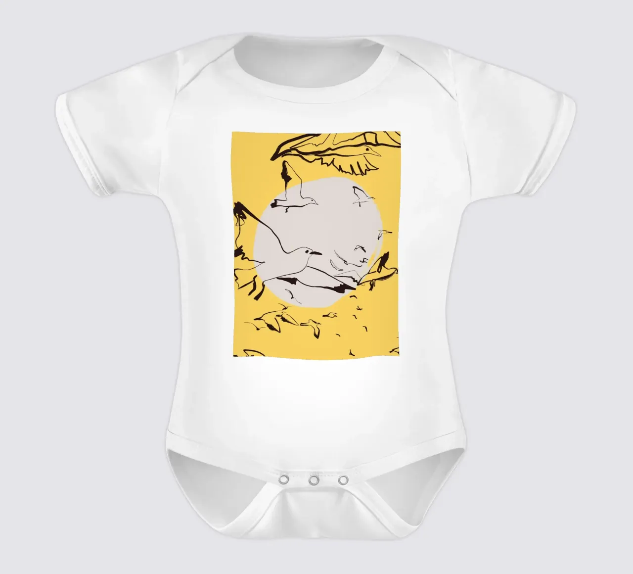 Oiseaux body bébé de Urban Art Draw