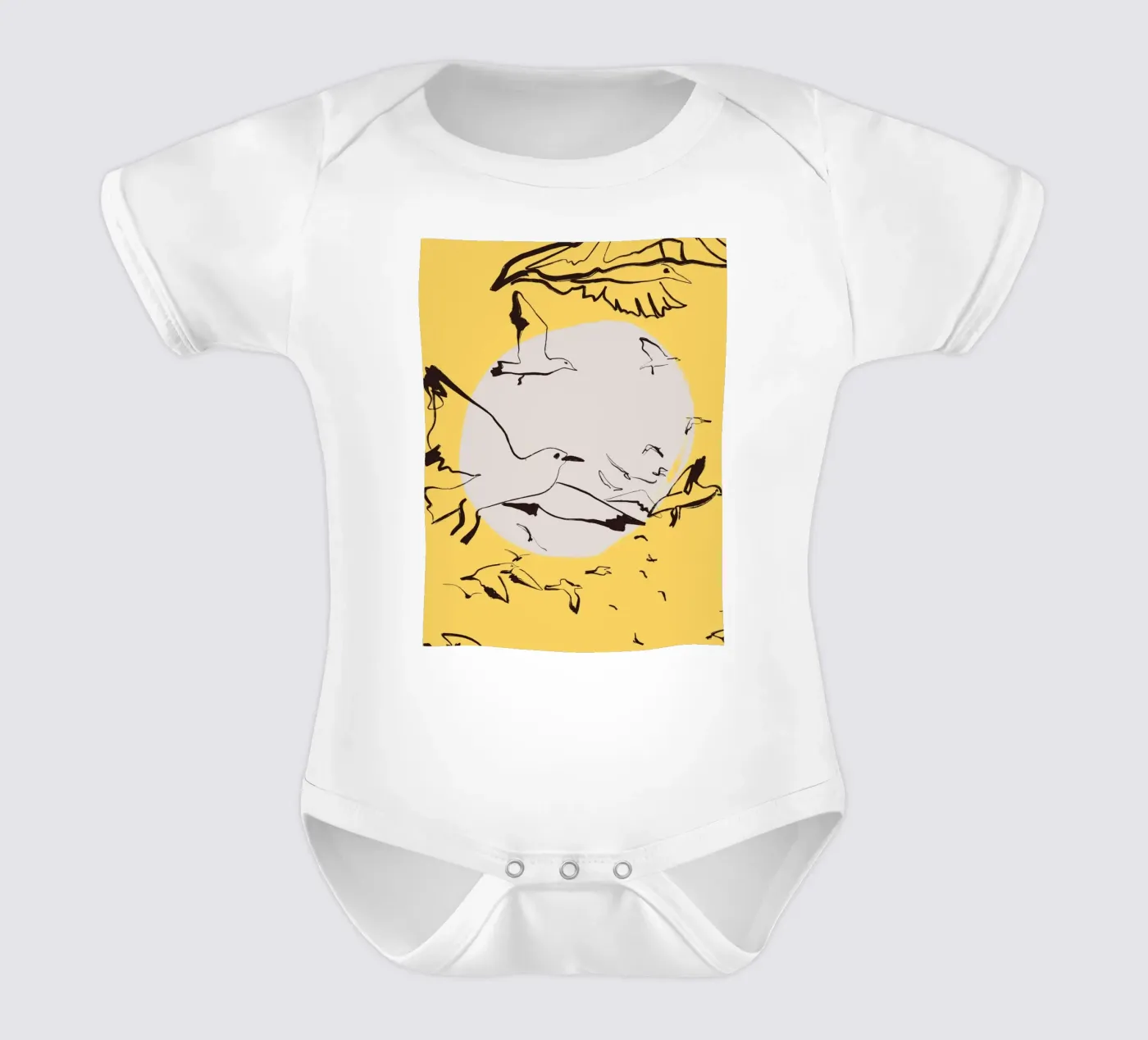 Oiseaux body bébé de Urban Art Draw