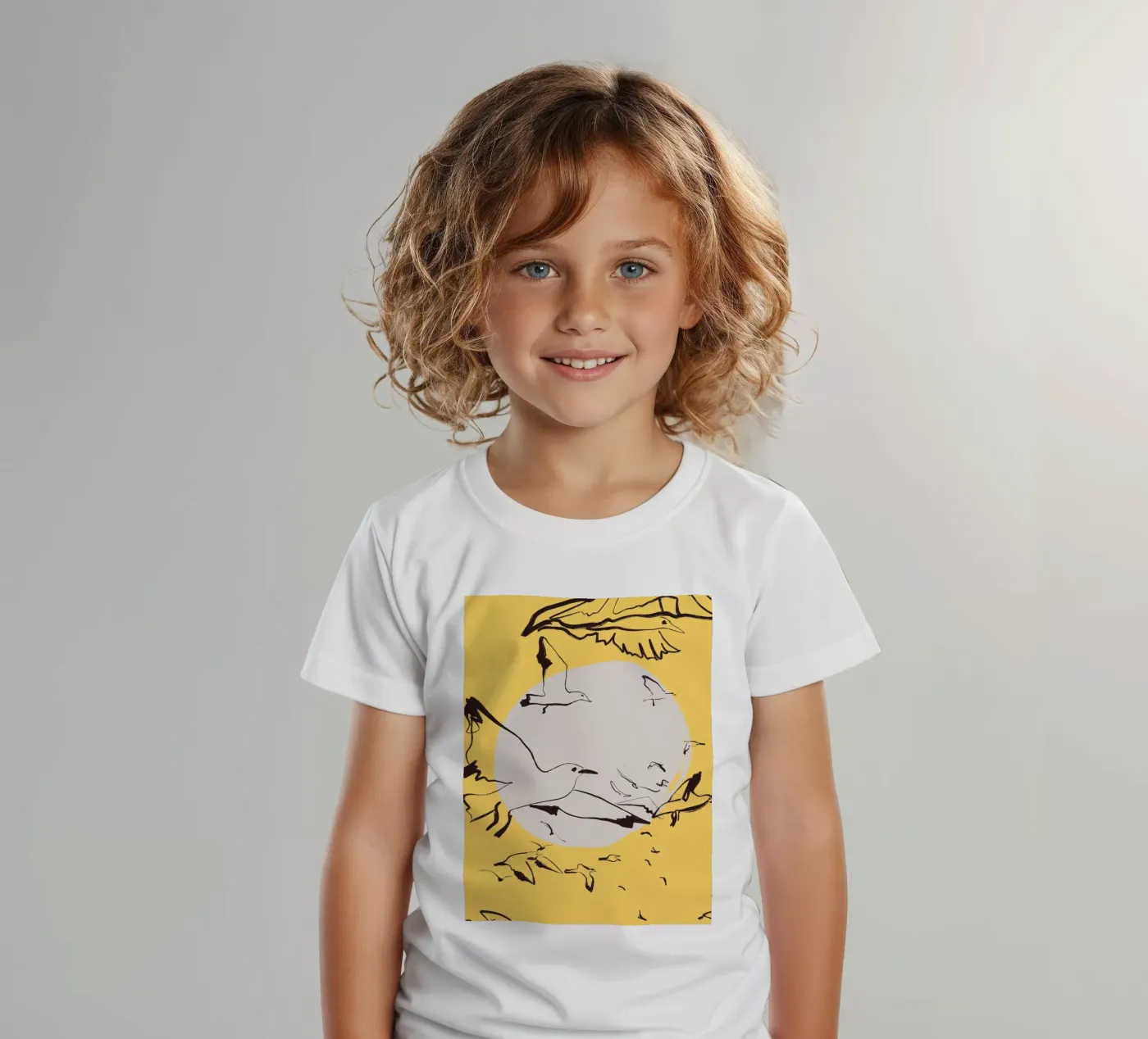 Uccelli t-shirt bambini da Urban Art Draw