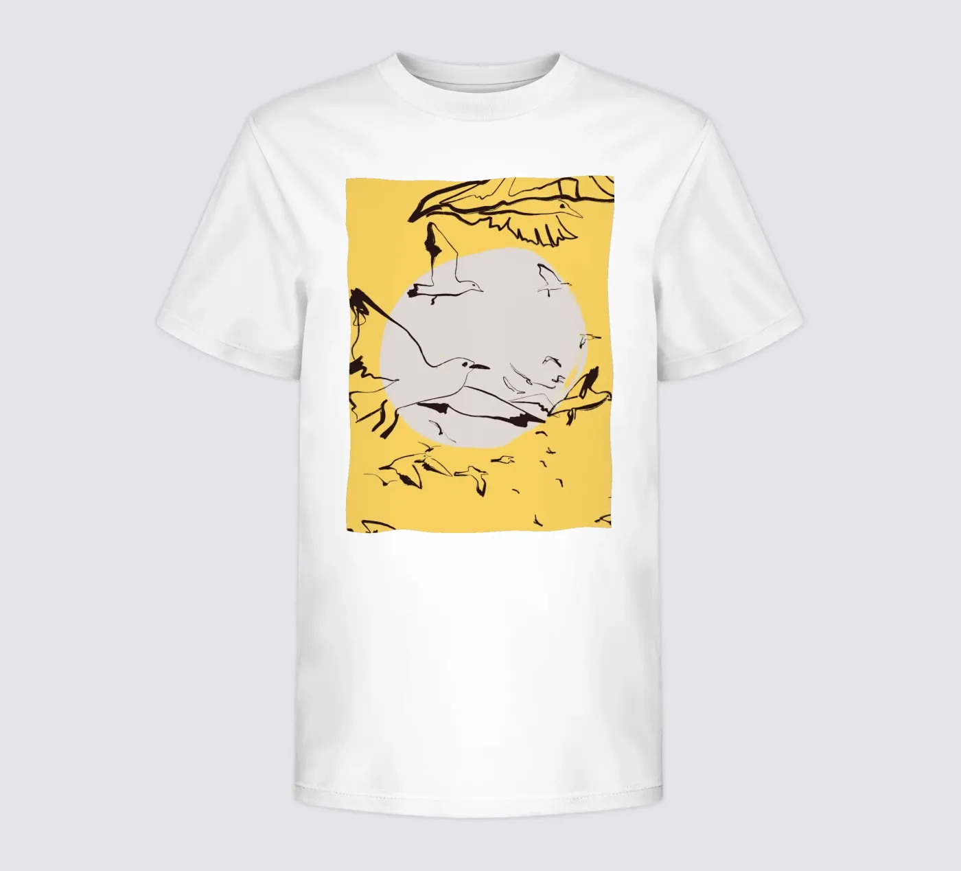 Birds t-shirt bambini da Urban Art Draw