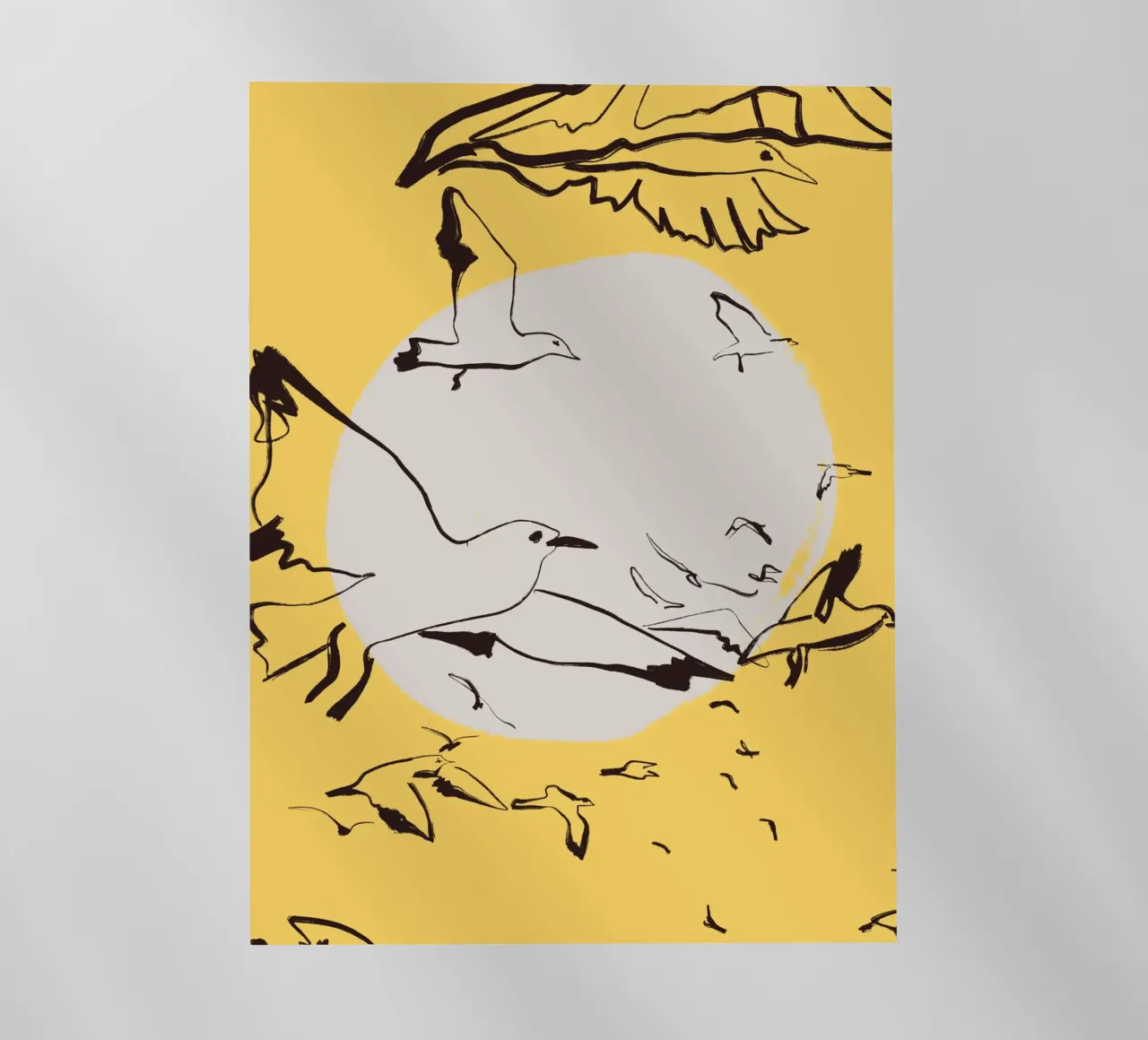 Uccelli pellicola backlit da Urban Art Draw