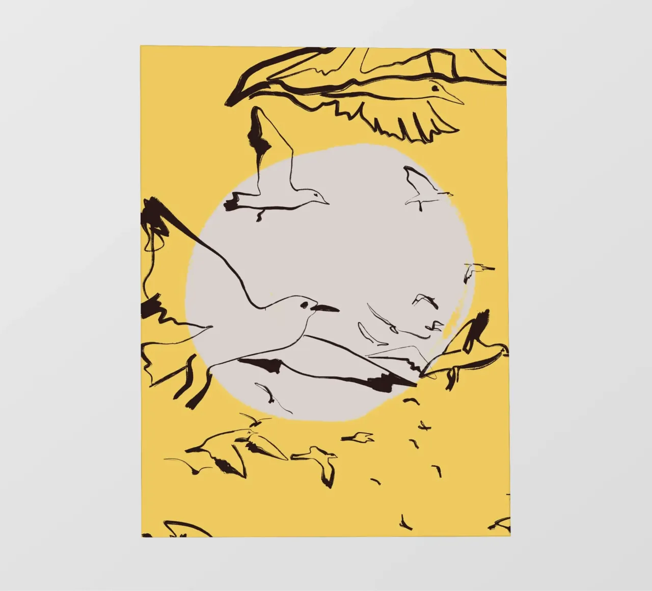 Uccelli pellicola backlit da Urban Art Draw