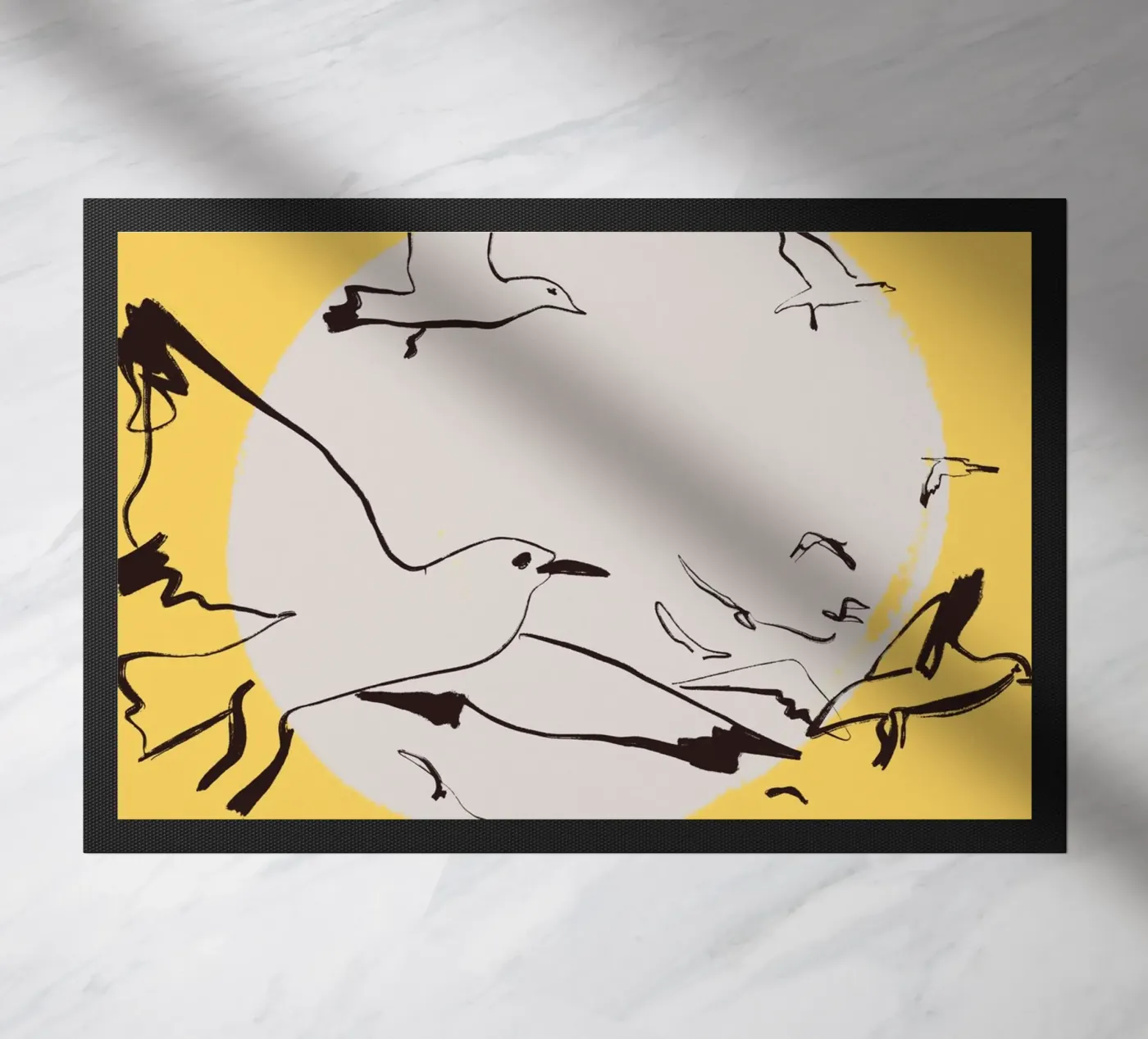 Birds doormat by Urban Art Draw
