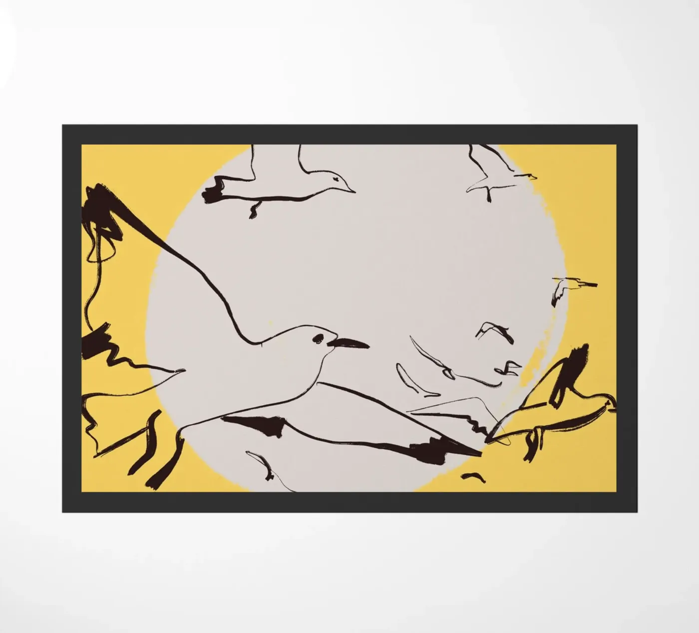 Birds doormat by Urban Art Draw