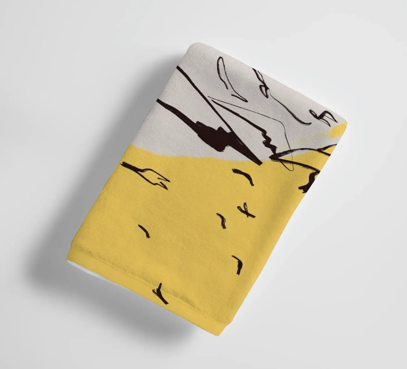 Oiseaux serviette de bain de Urban Art Draw
