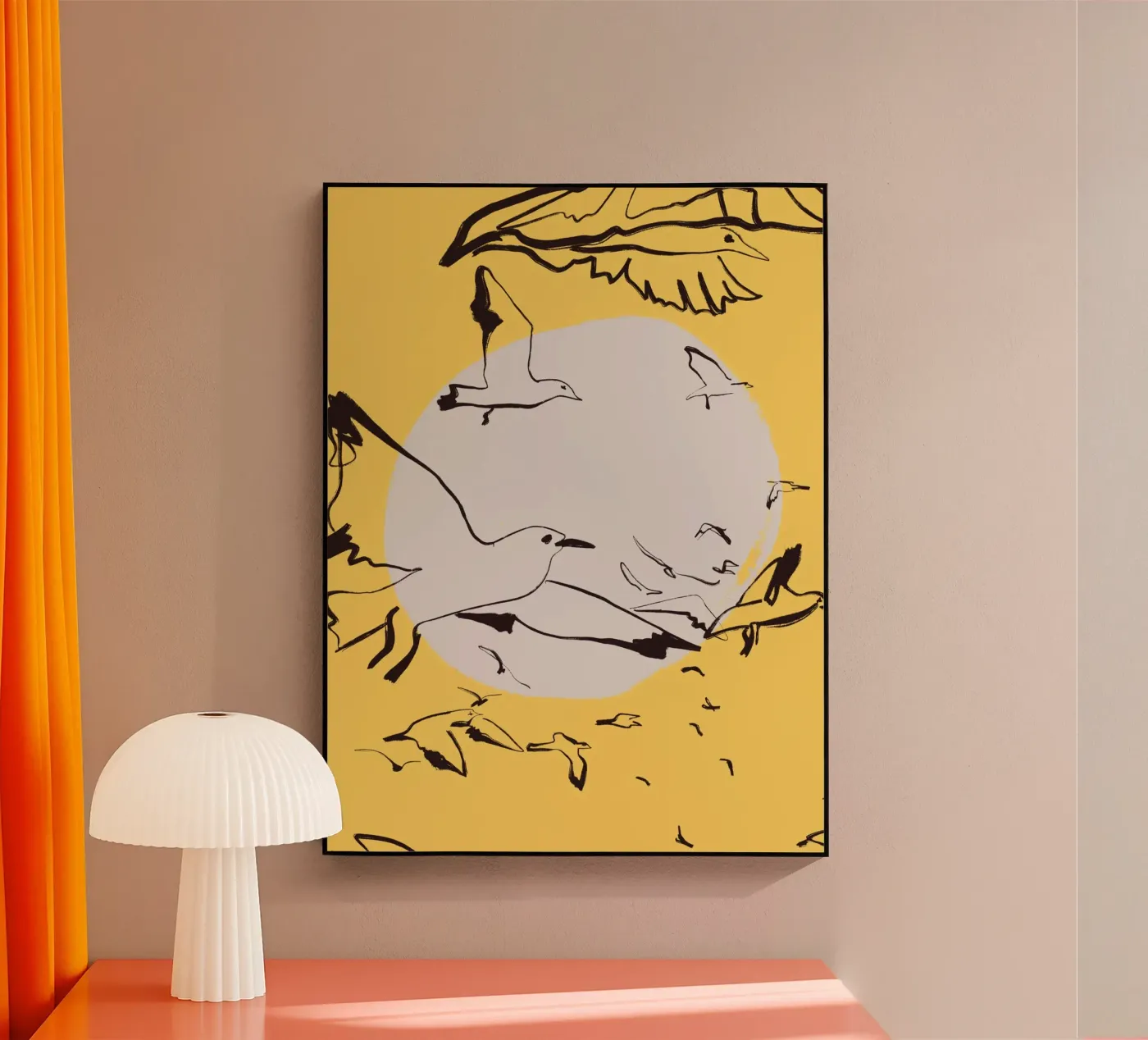 Birds plexiglas de Urban Art Draw