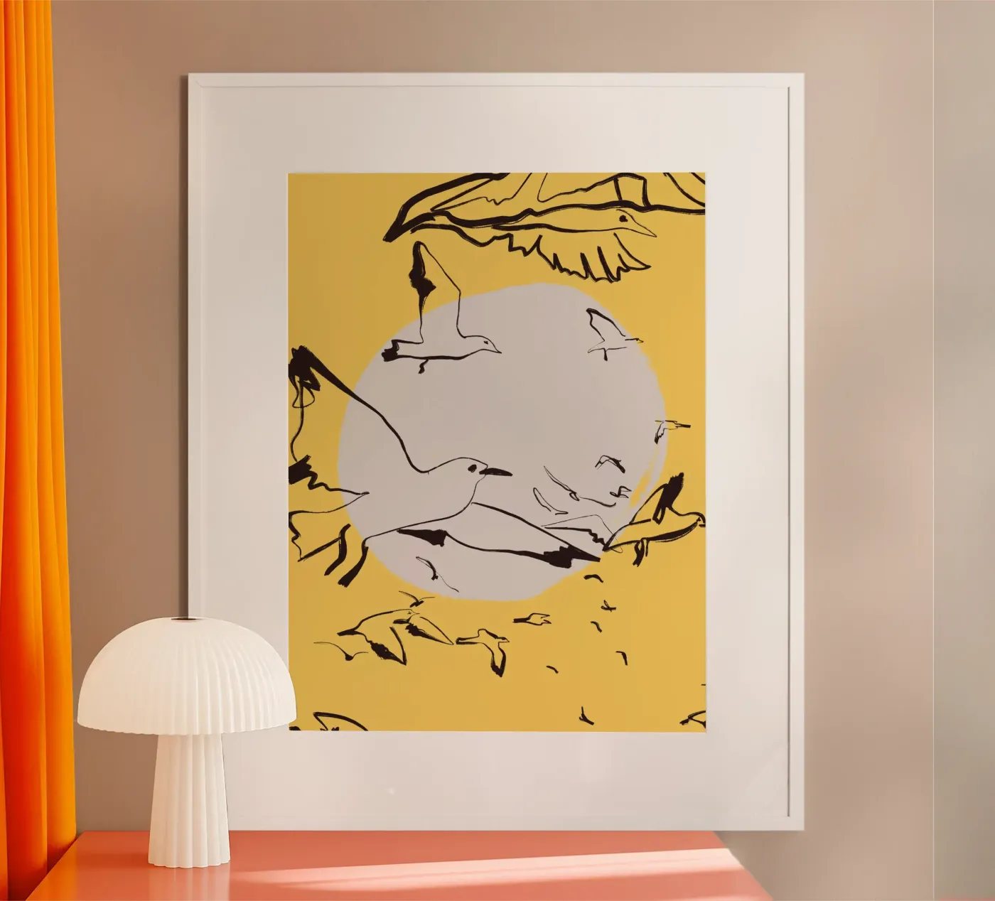 Vögel Poster von Urban Art Draw