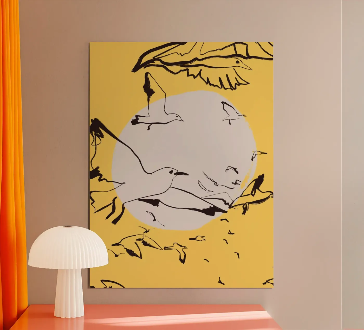 Vögel Poster von Urban Art Draw