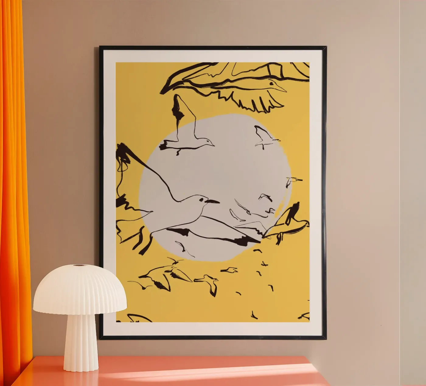 Vögel Poster von Urban Art Draw