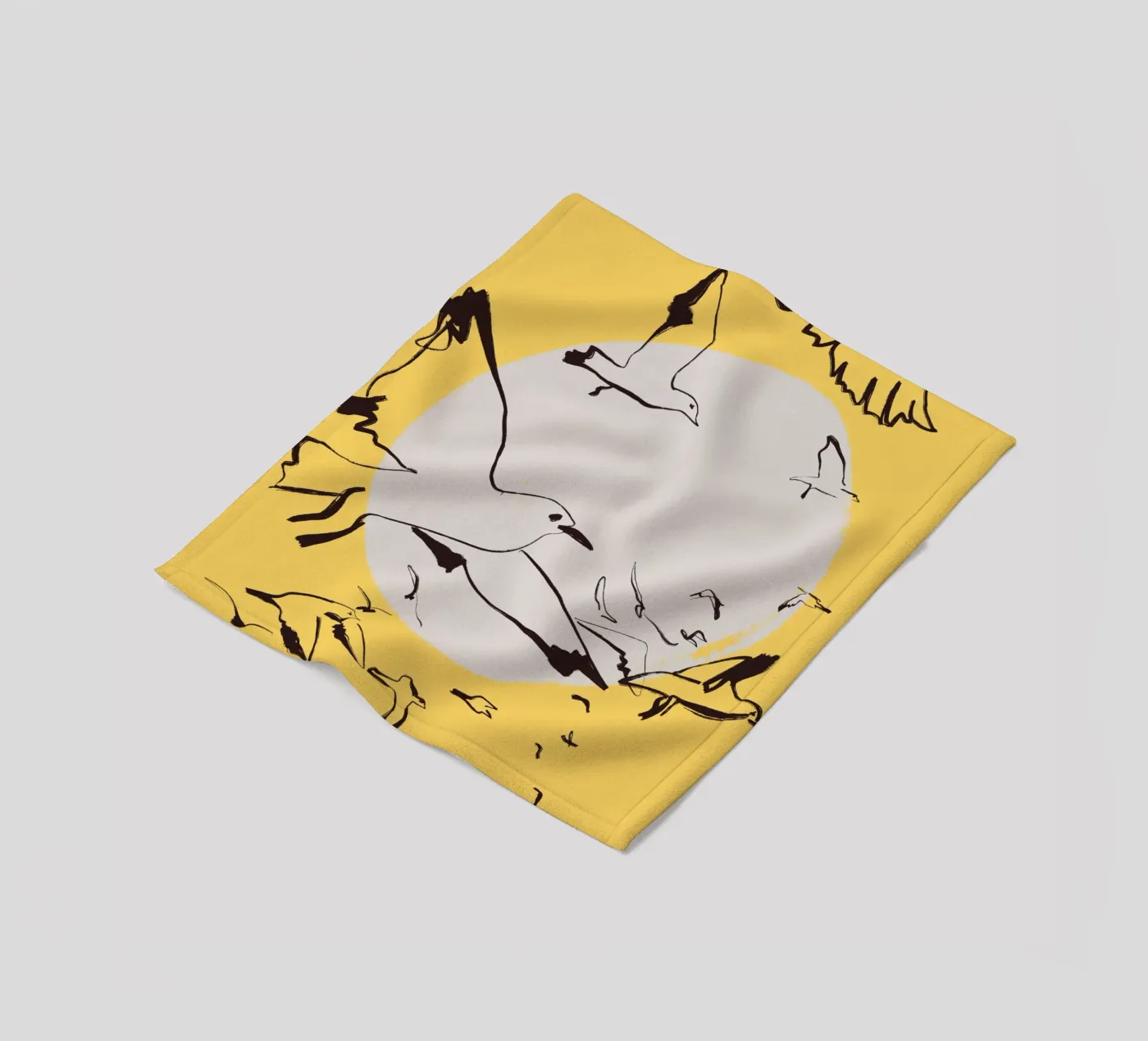 Birds coperta in pile da Urban Art Draw