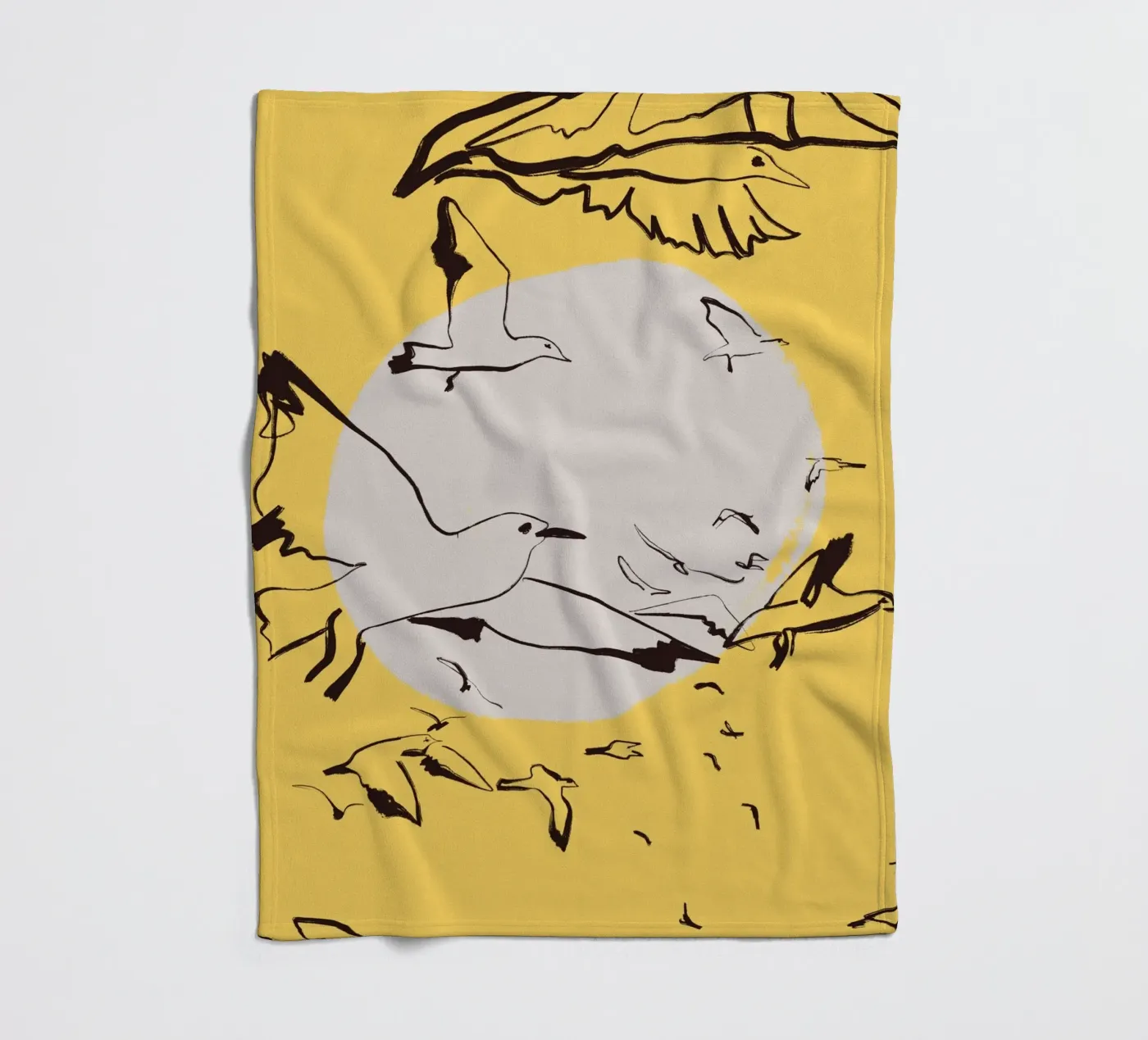 Birds coperta in pile da Urban Art Draw