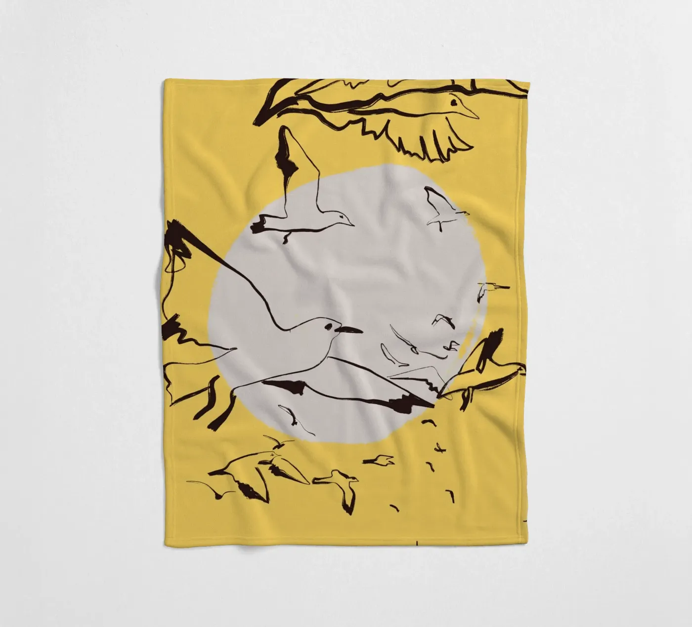 Birds coperta in pile da Urban Art Draw
