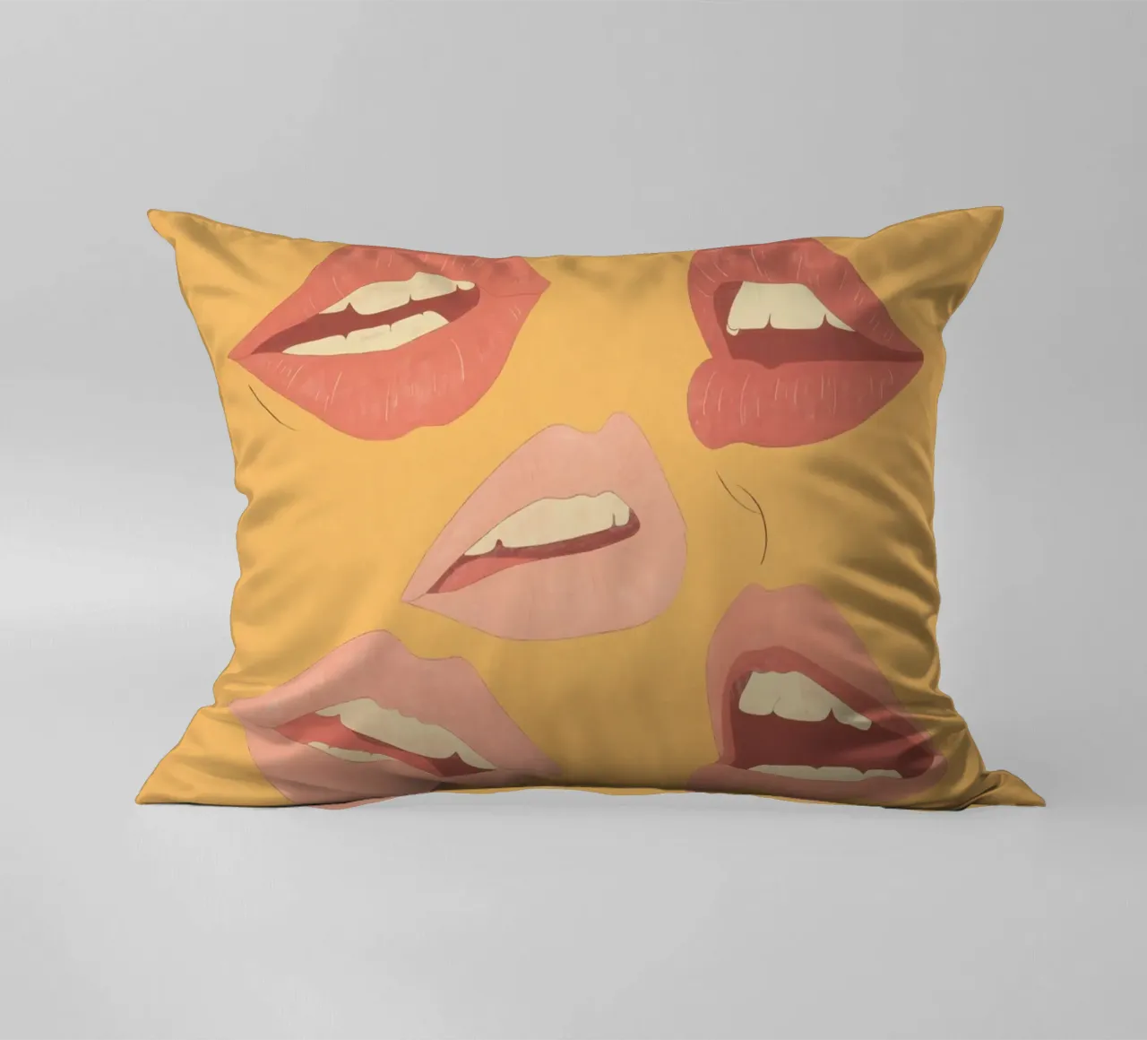 Labbra giocose cuscino da ThingDesign