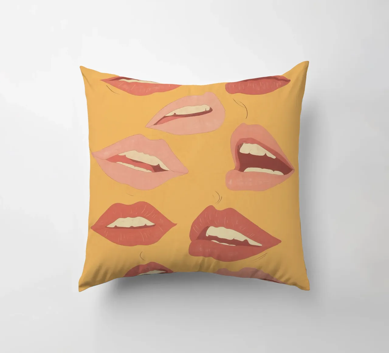 Labbra giocose cuscino da ThingDesign