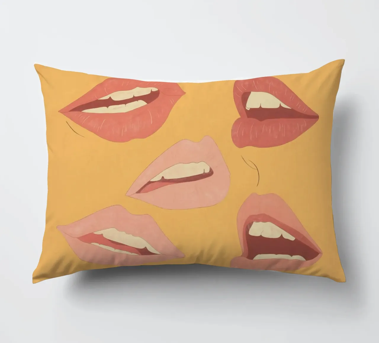 Labbra giocose cuscino da ThingDesign
