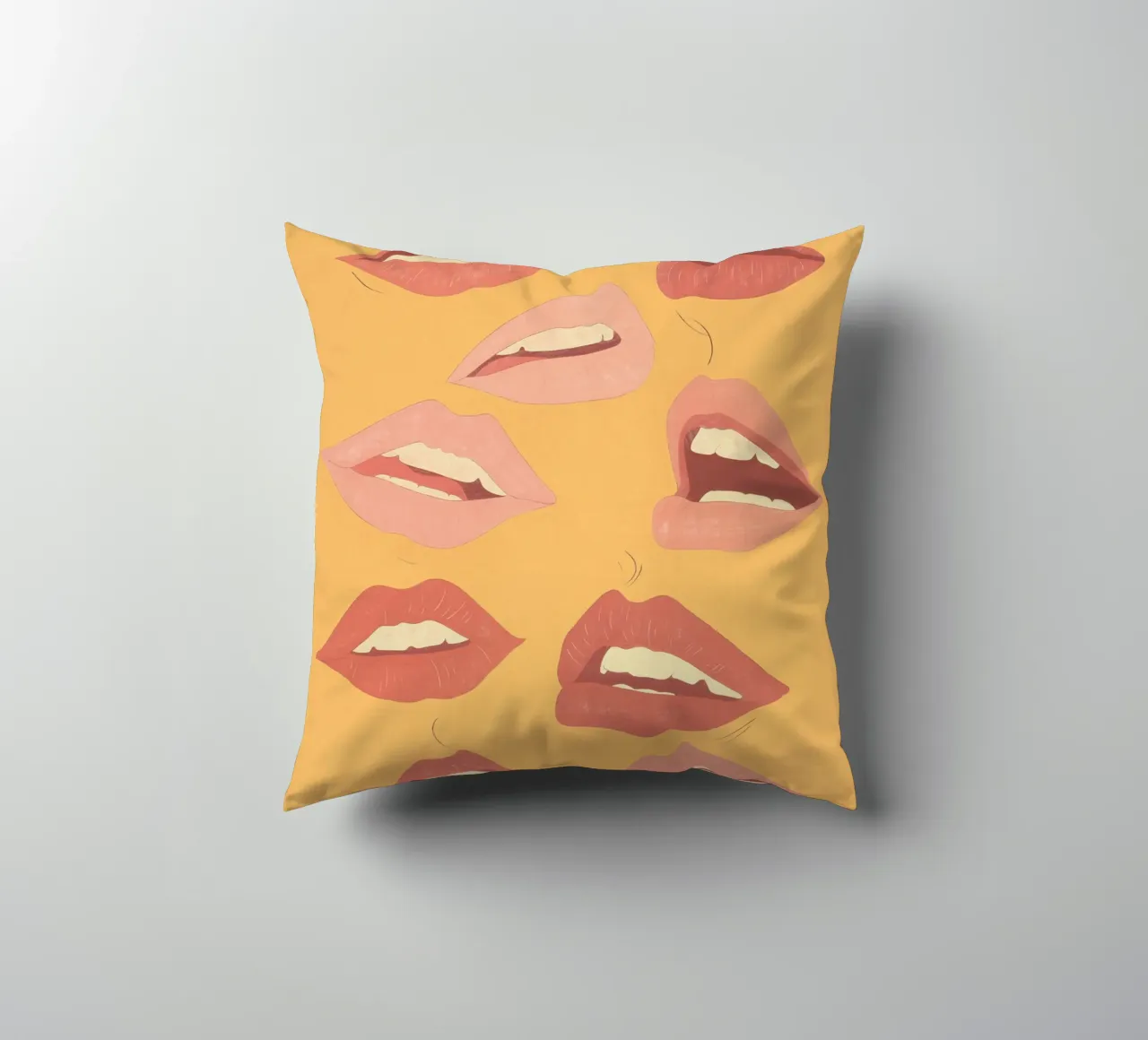 Labbra giocose cuscino da ThingDesign
