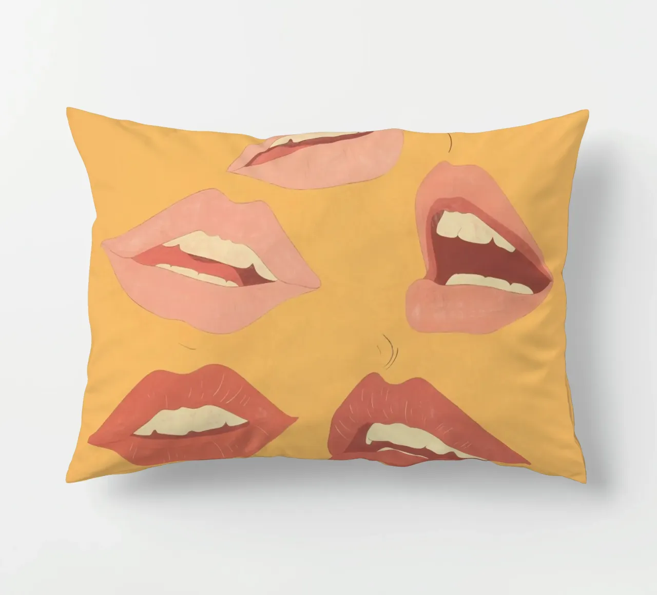 Labbra giocose cuscino da ThingDesign