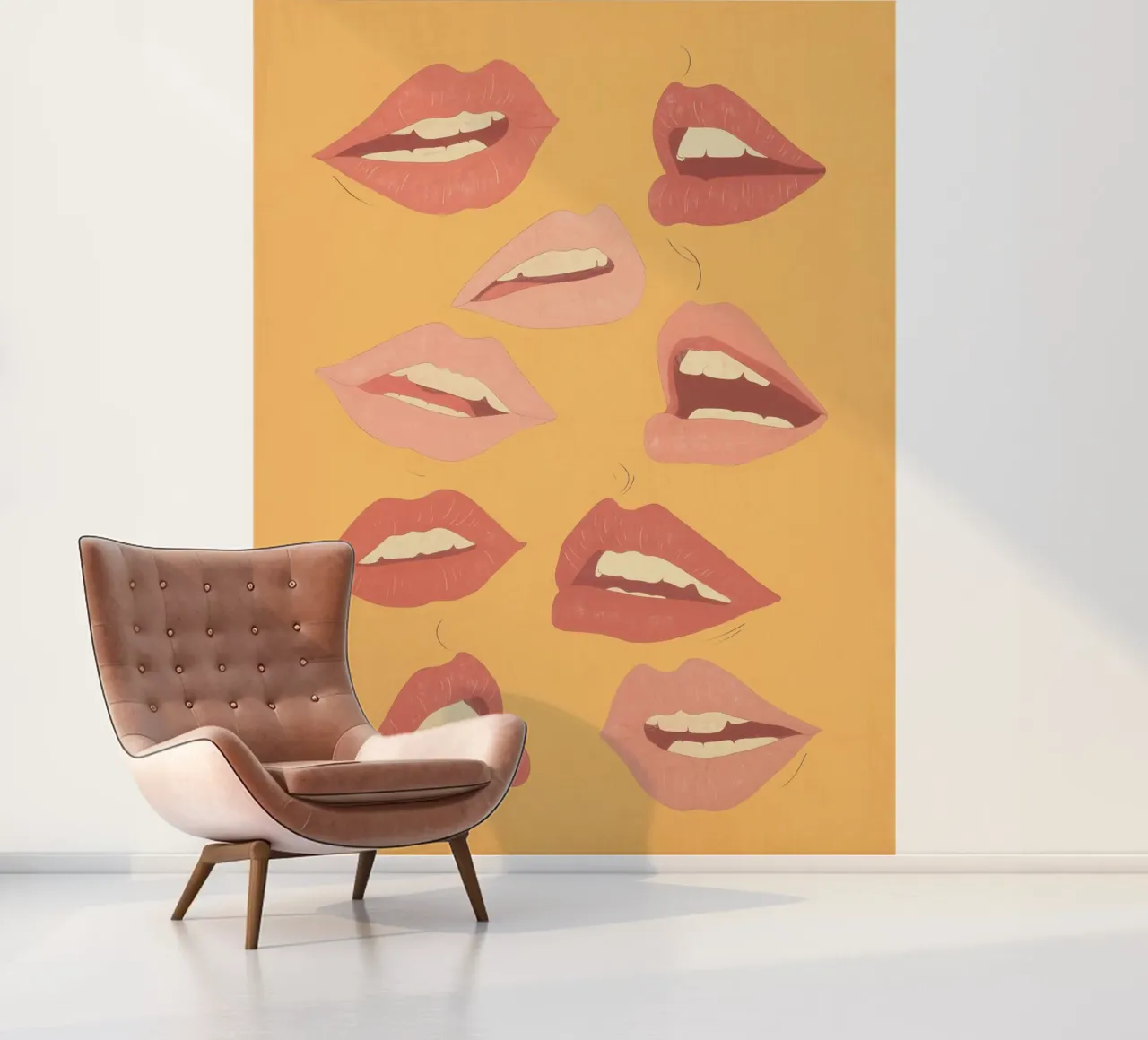 Playful Lips photo wallpaper by ThingDesign