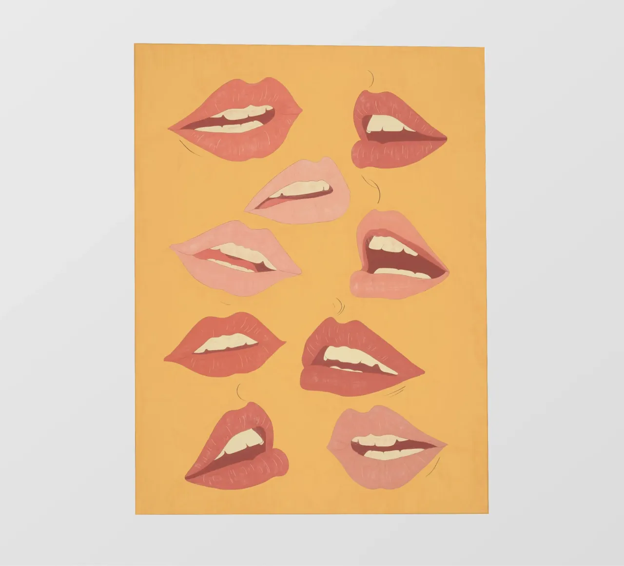 Playful Lips photo wallpaper by ThingDesign