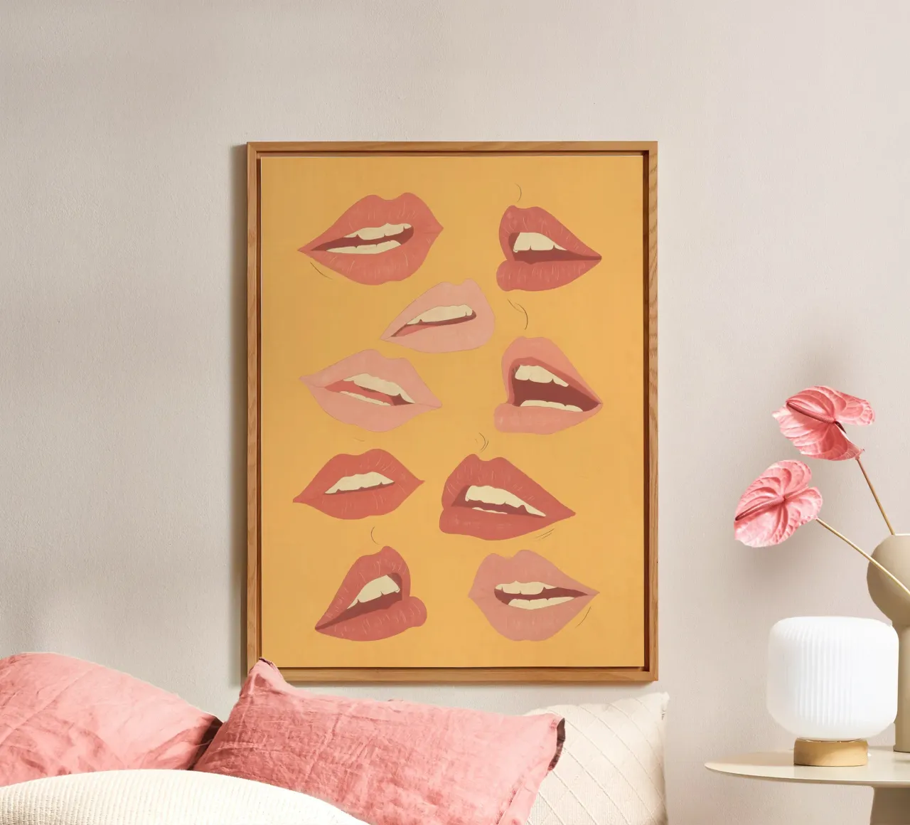 Verspielte Lippen Forex-Platte von ThingDesign