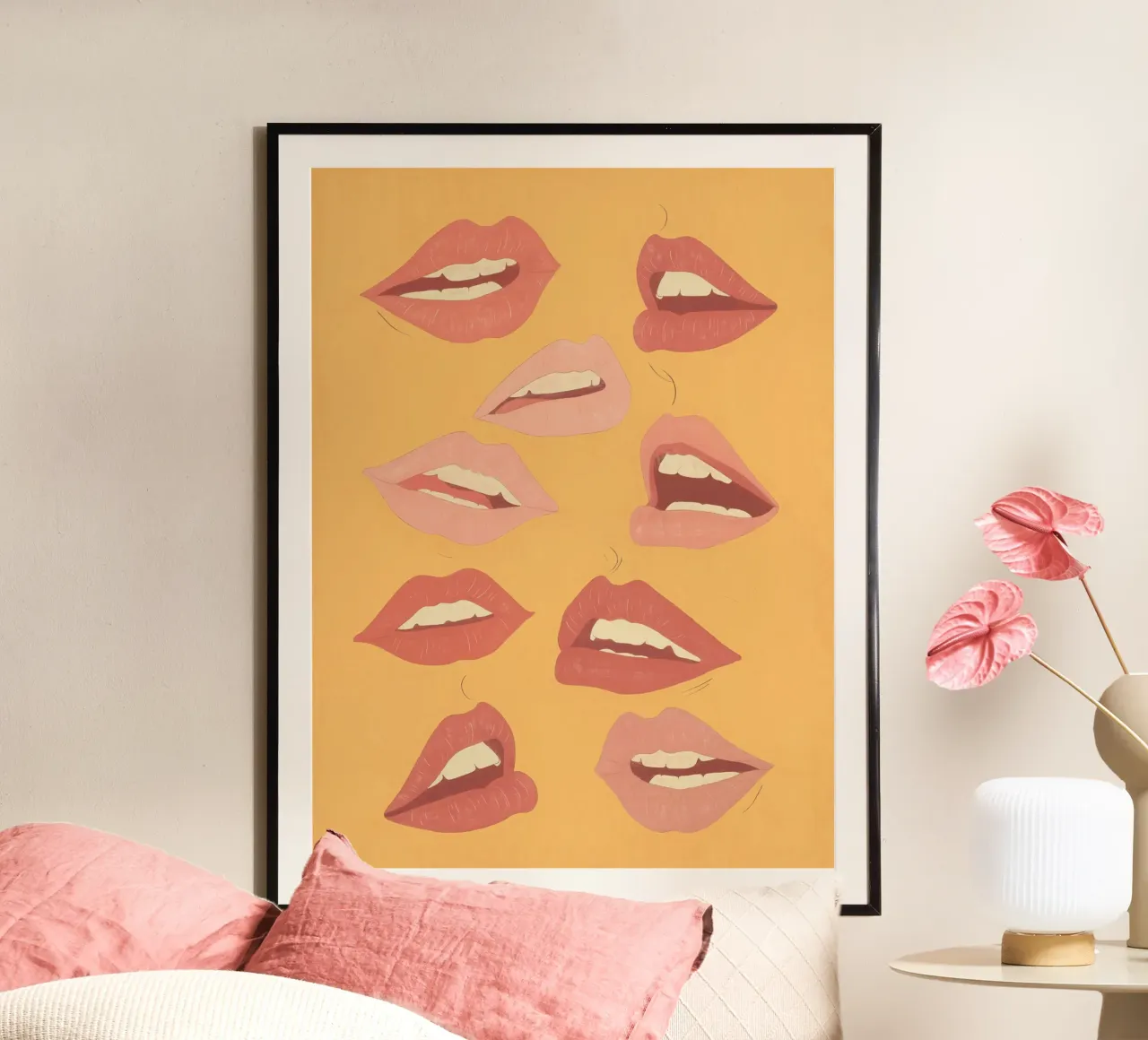 Playful Lips hahnemühle by ThingDesign