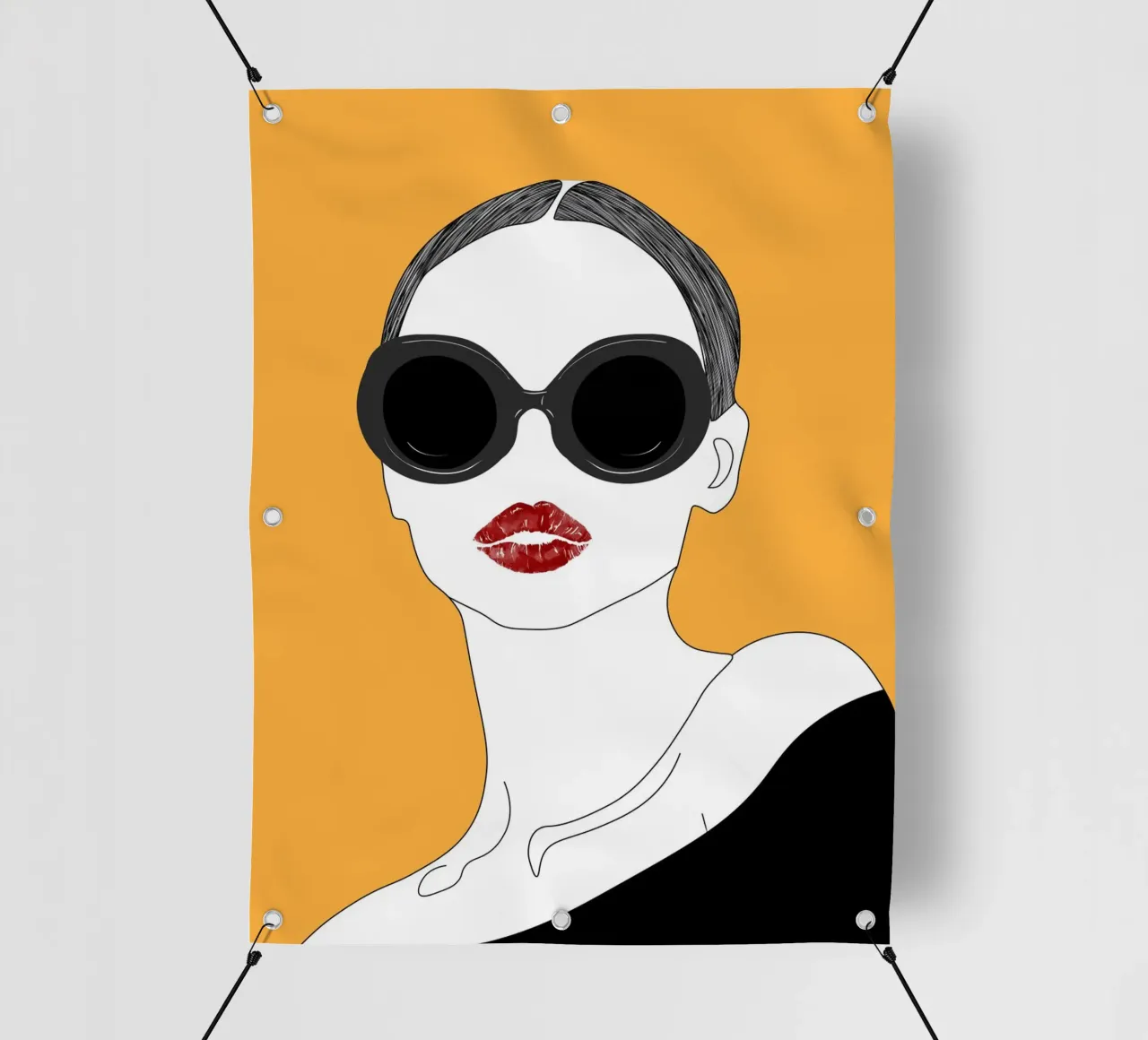 Sfumature di fiducia telo in pvc da Urban Art Draw