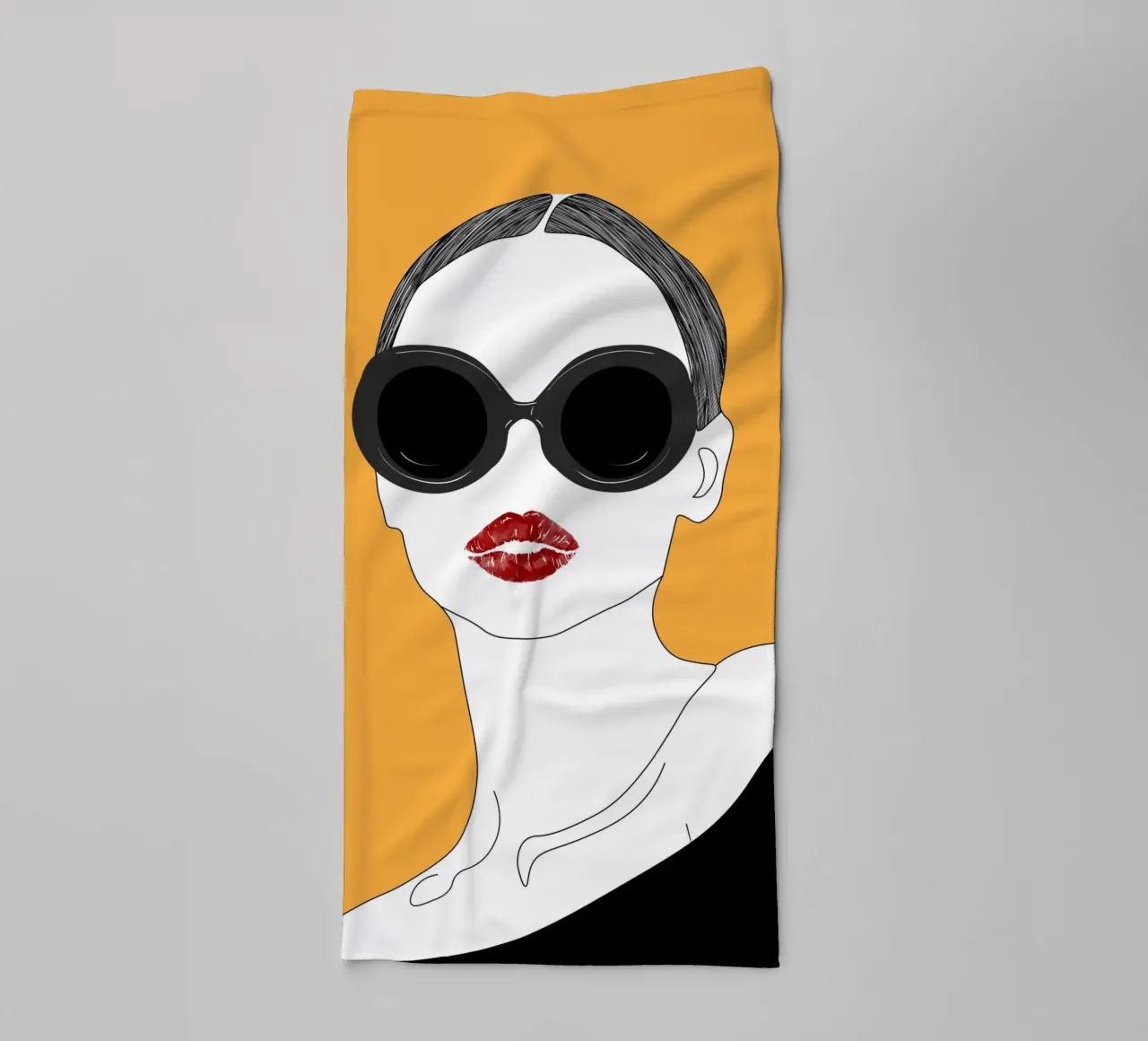 Shades of Confidence towel by Urban Art Draw