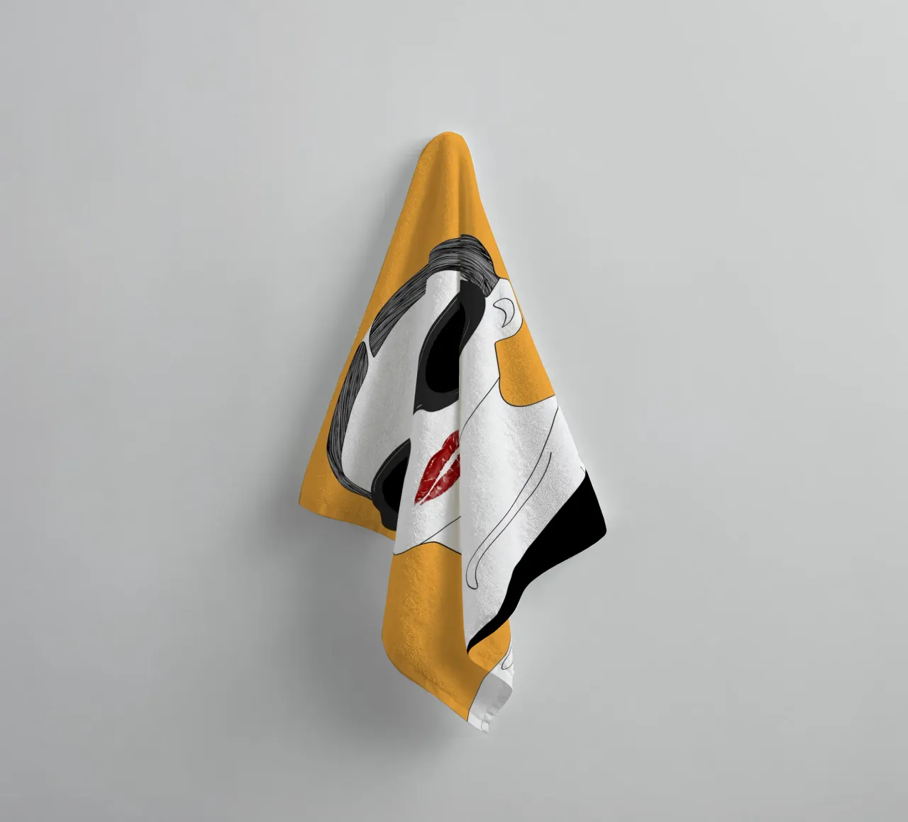 Shades of Confidence towel by Urban Art Draw