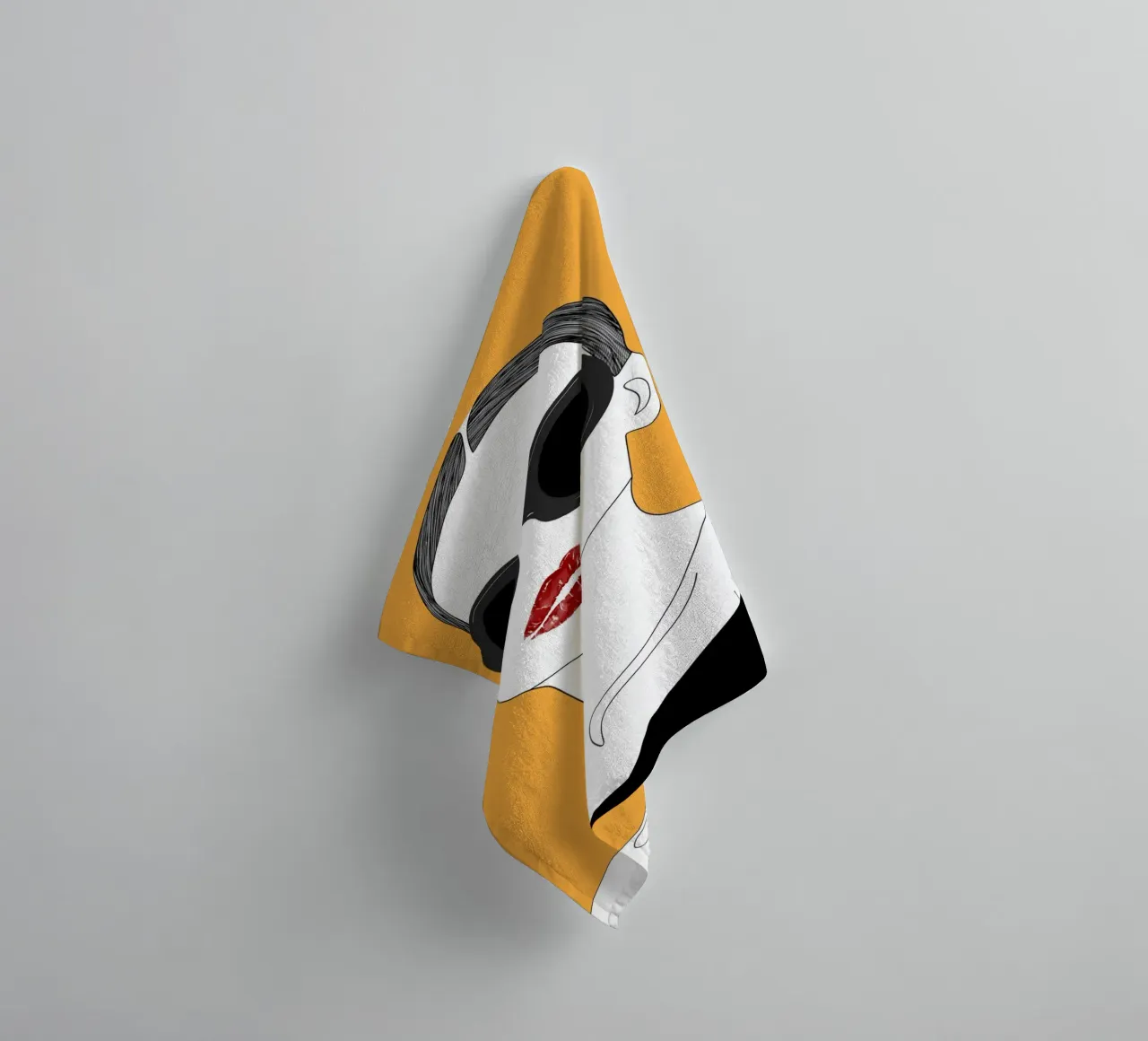 Shades of Confidence towel by Urban Art Draw