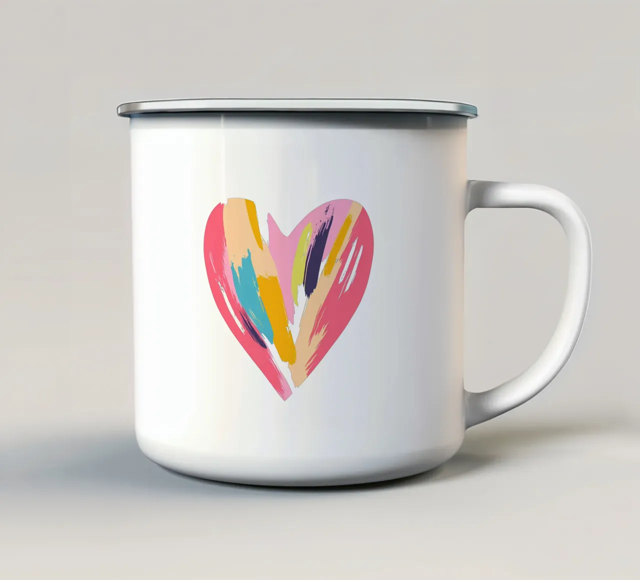 L'amore tazza in smalto da HookASmile