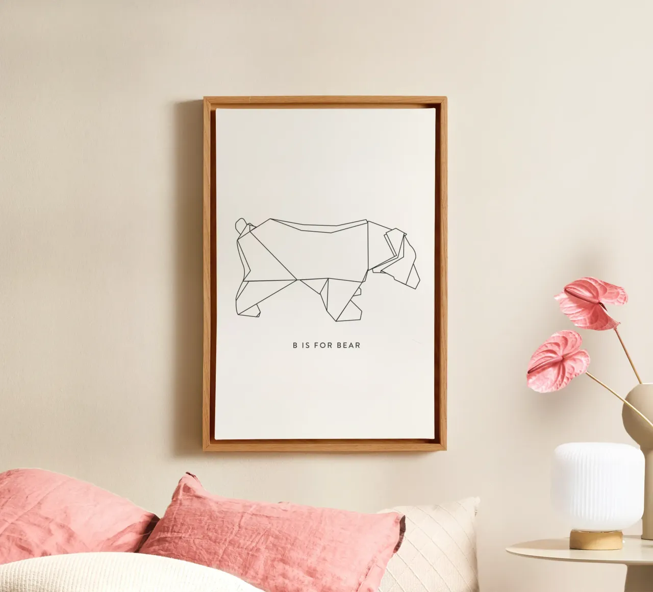 B canvas by Julia Marquardt-Lott